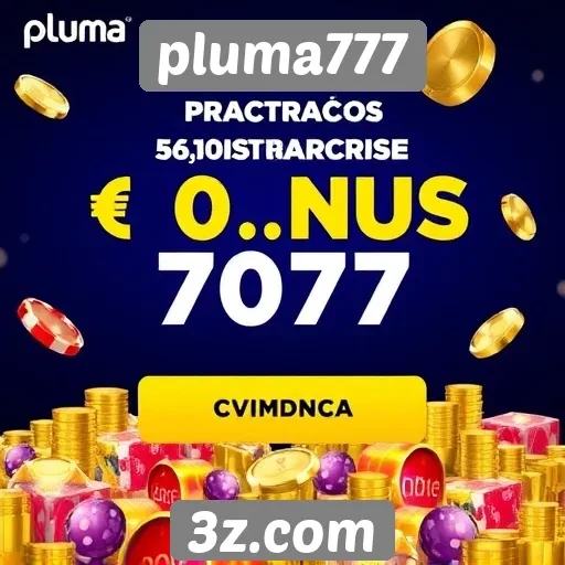 Promoções e bônus atraentes do pluma777